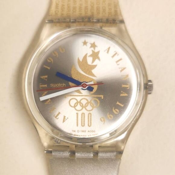 Swatch watch OLYMPIC TEAM CHINA GZ150C 1996 Olympic Specials New old stock - Picture 2 of 8